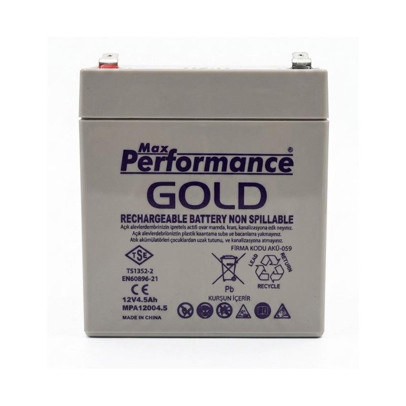 Max Performance GoldMax Performance Gold 12V 4.5Ah Bakımsız Kuru AküGold12-4.5 