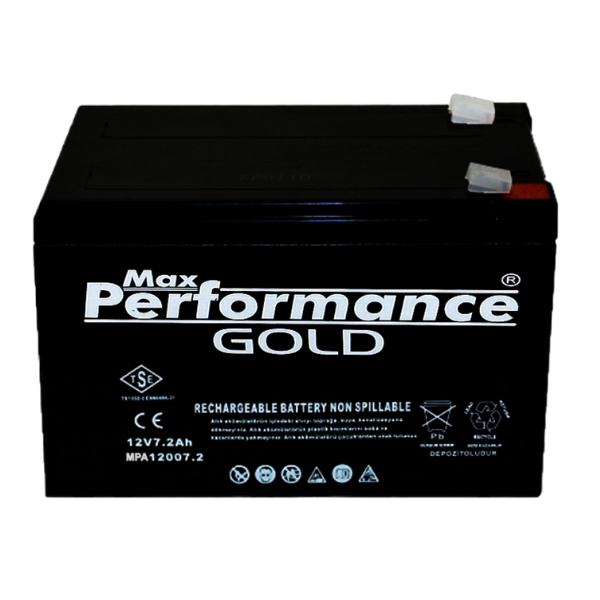 Max Performance GoldMax Performance Gold 12V 7.2Ah Bakımsız Kuru Akü - Ups AküsüGold12-7.2-UPS