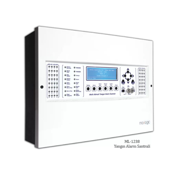 MaxlogicMaxlogic ML-1231/M Akıllı Adresli Yangın Alarm Santralı, 1 Çevrim, 127 Adres, Marin SertifikalıML-1231/M