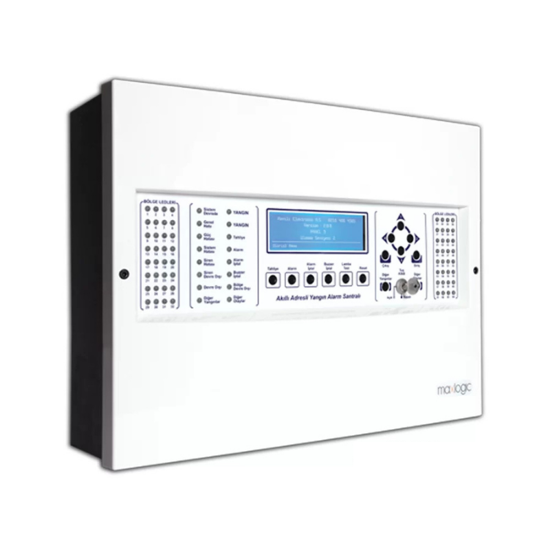 MaxlogicMaxlogic ML-1233/M Akıllı Adresli Yangın Alarm Santralı, 3 Çevrim, 381 Adres, Marin SertifikalıML-1233/M