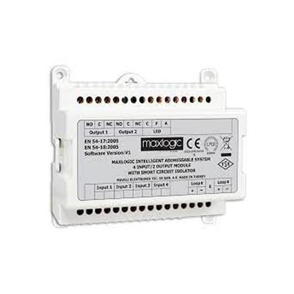 MaxlogicMaxlogic ML-1363.SCI/M Akıllı Adresli 2/1 Giriş/Çıkış (I/O) Modülü, 2 Kontak İzleme, 1 Röle Çıkışı,Kısa Devre İzolatörlü, Marin SertifikalıML-1363.SCI/M