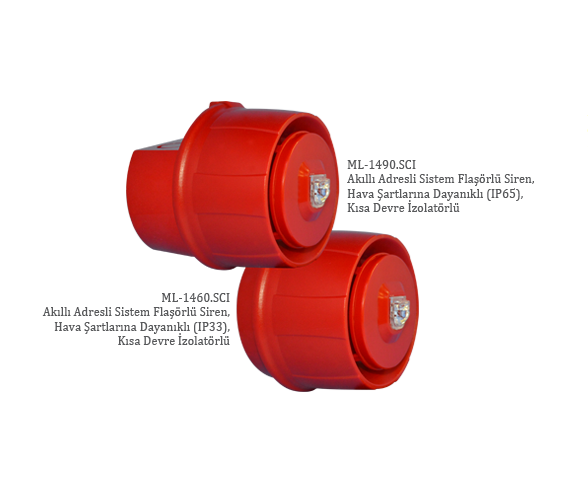 MaxlogicMaxlogic ML-1480.SCI Adresli Flaşör, Hava Şartlarına Dayanıklı (IP65) Kısa Devre İzolatörlüML-1480.SCI