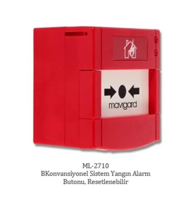 MaxlogicMaxlogic ML-2710/M Konvansiyonel Yangın Alarm Butonu, Marin SertifikalıML-2710/M