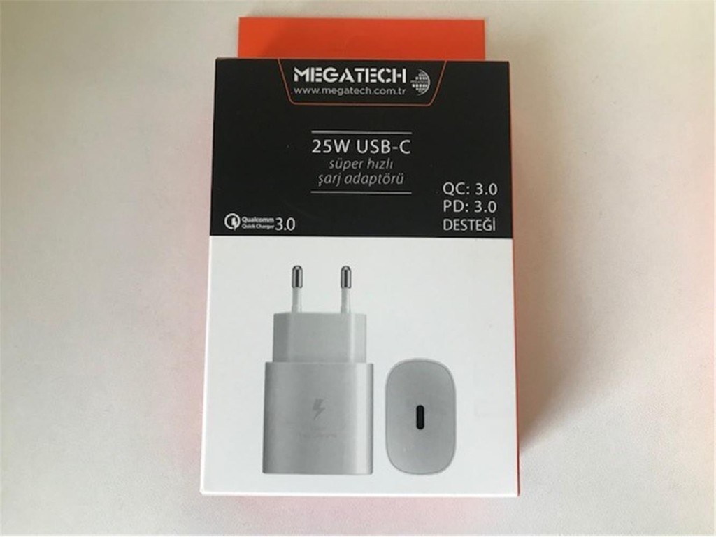 MEGATECHMegatech 25w Siyah USB-C Şarj Kafa QC:3.0-PD:3.09100910108528