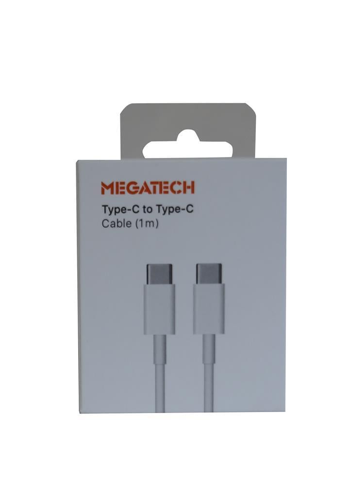 MEGATECHMegatech CC22 1mt Usb Type-C to Type-C Şarj ve Data Kablosu9100910107477