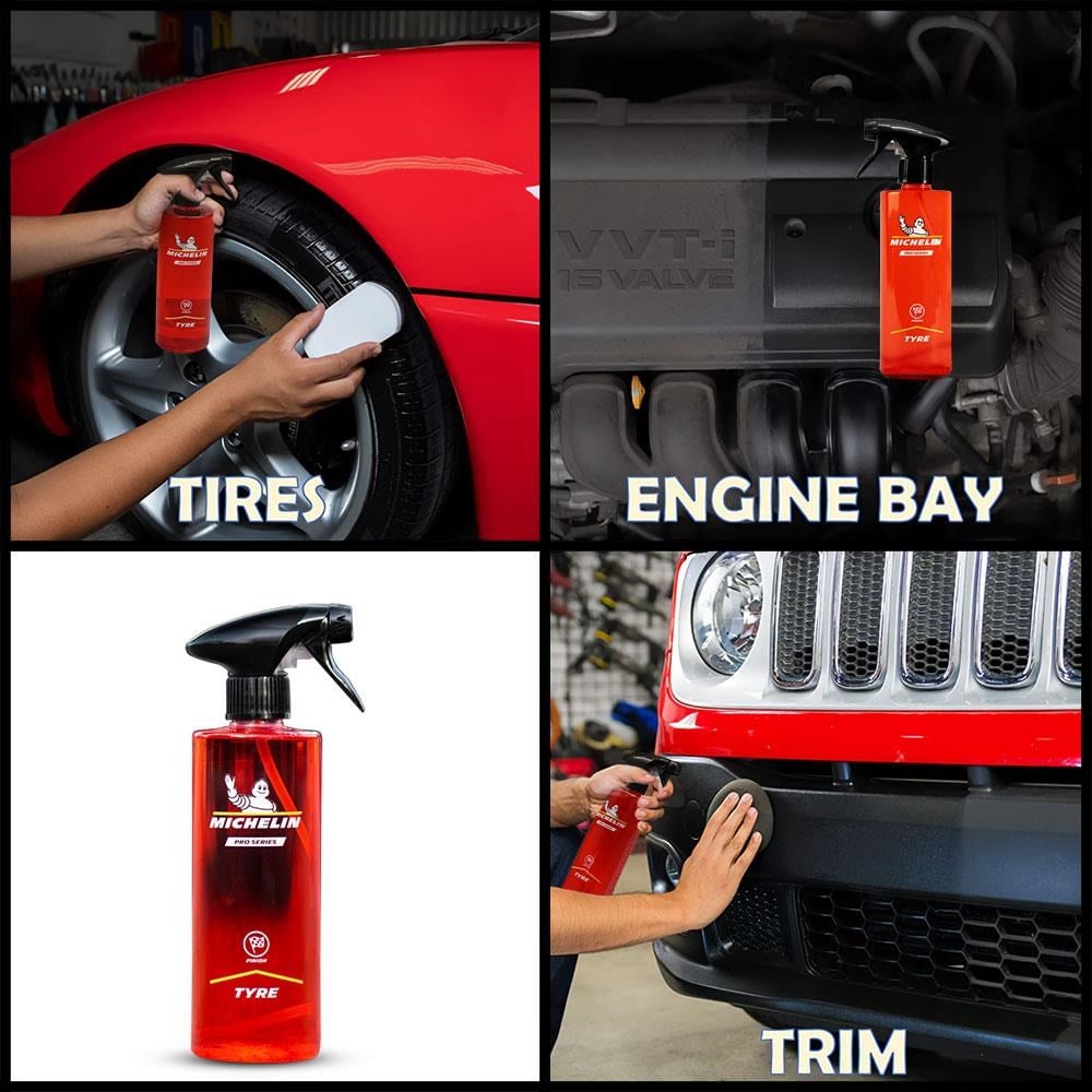 MichelinMichelin MC33573 500ml PRO Serisi Lastik ve Trim Parlatıcı, Koruyucu ve Yenileyici SpreyMC33573