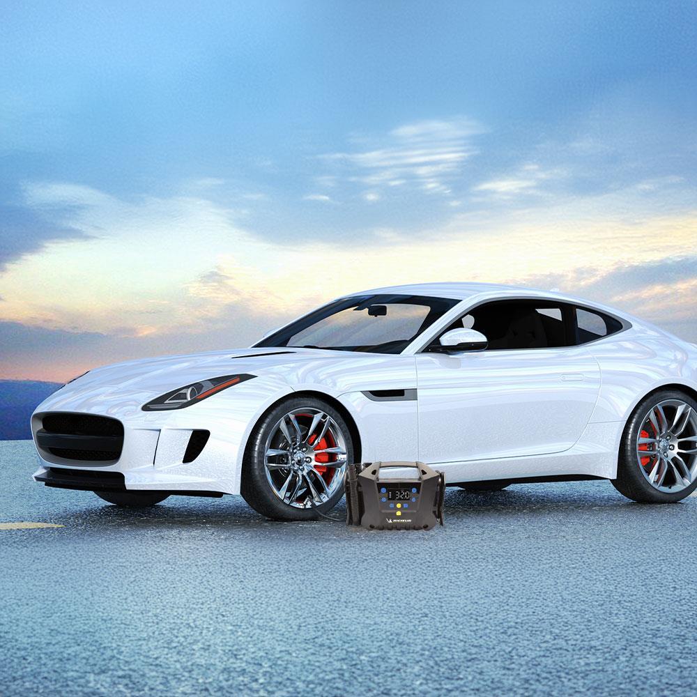 MichelinMichelin MC34259 11.1Volt/2.5Ah.120PSI Ayarlanabilir Dijital Basınç Göstergeli Şarjlı Lastik&Yatak Şişirme PompasıMC34259