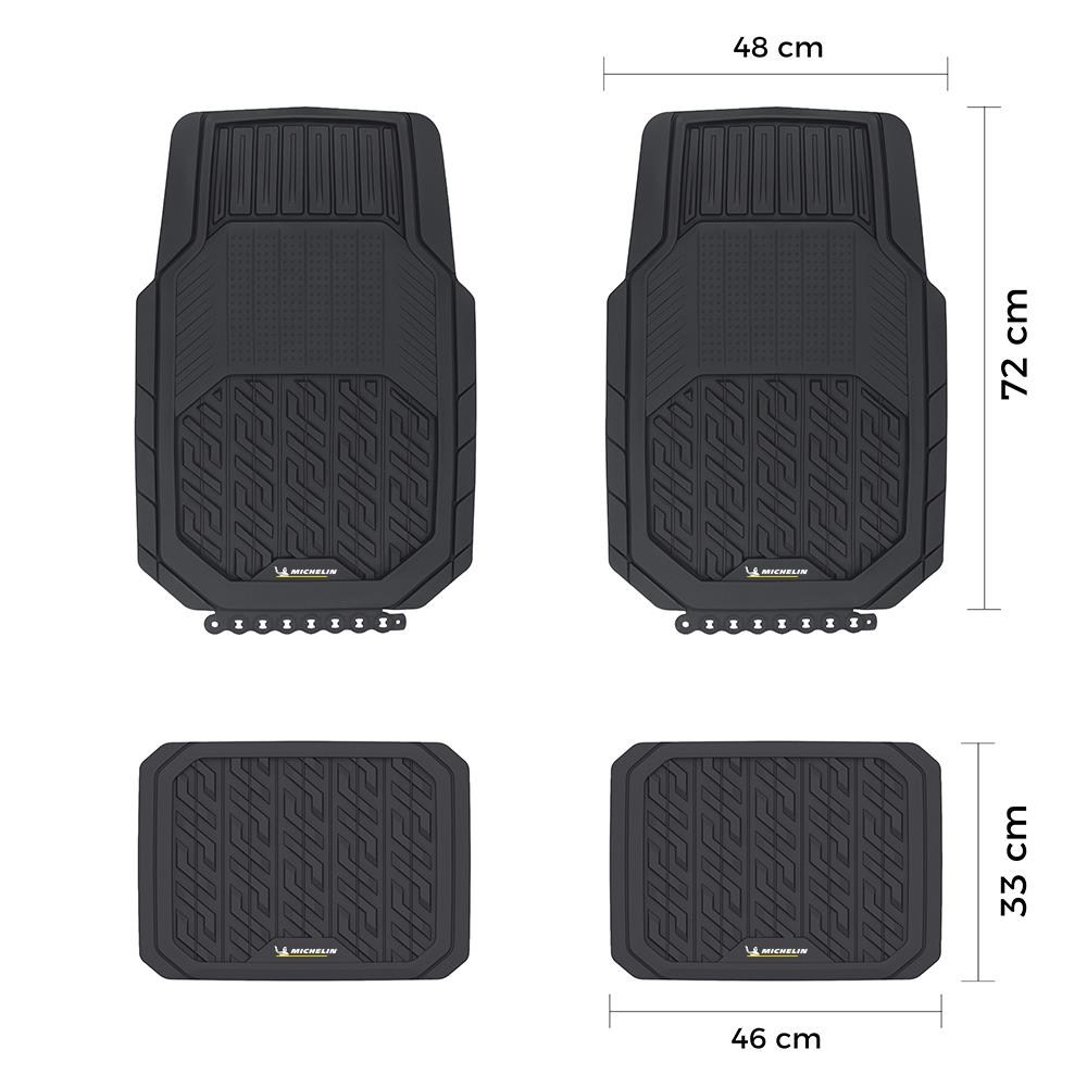 MichelinMichelin MC34587 Tüm Araçlara Uyumlu 4 Parça Üniversal 3D Havuzlu Oto PaspasMC34587