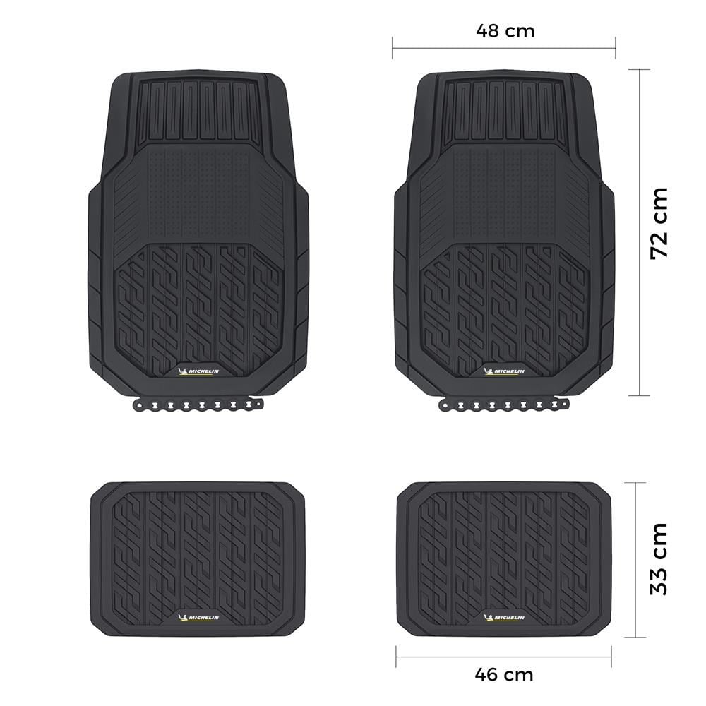 MichelinMichelin MC34587 Tüm Araçlara Uyumlu 4 Parça Üniversal 3D Havuzlu Oto PaspasMC34587
