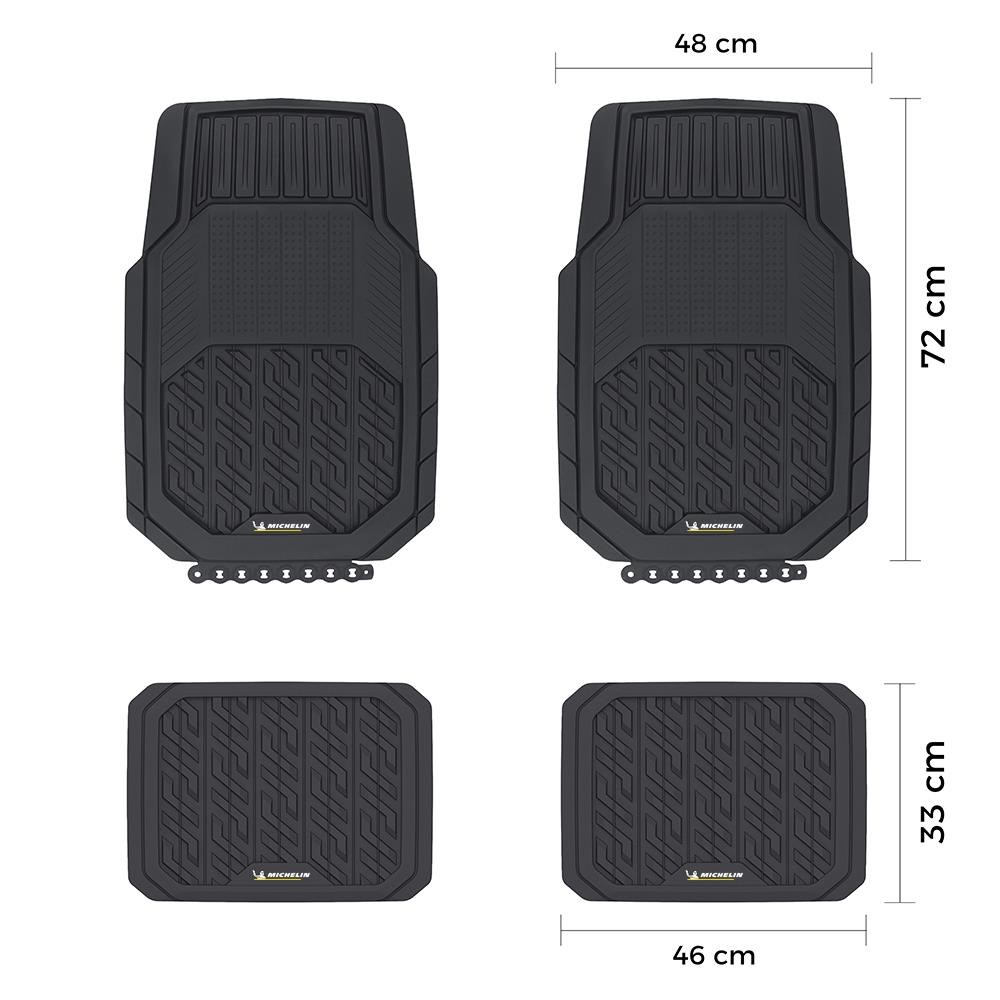 MichelinMichelin MC34587 Tüm Araçlara Uyumlu 4 Parça Üniversal 3D Havuzlu Oto PaspasMC34587