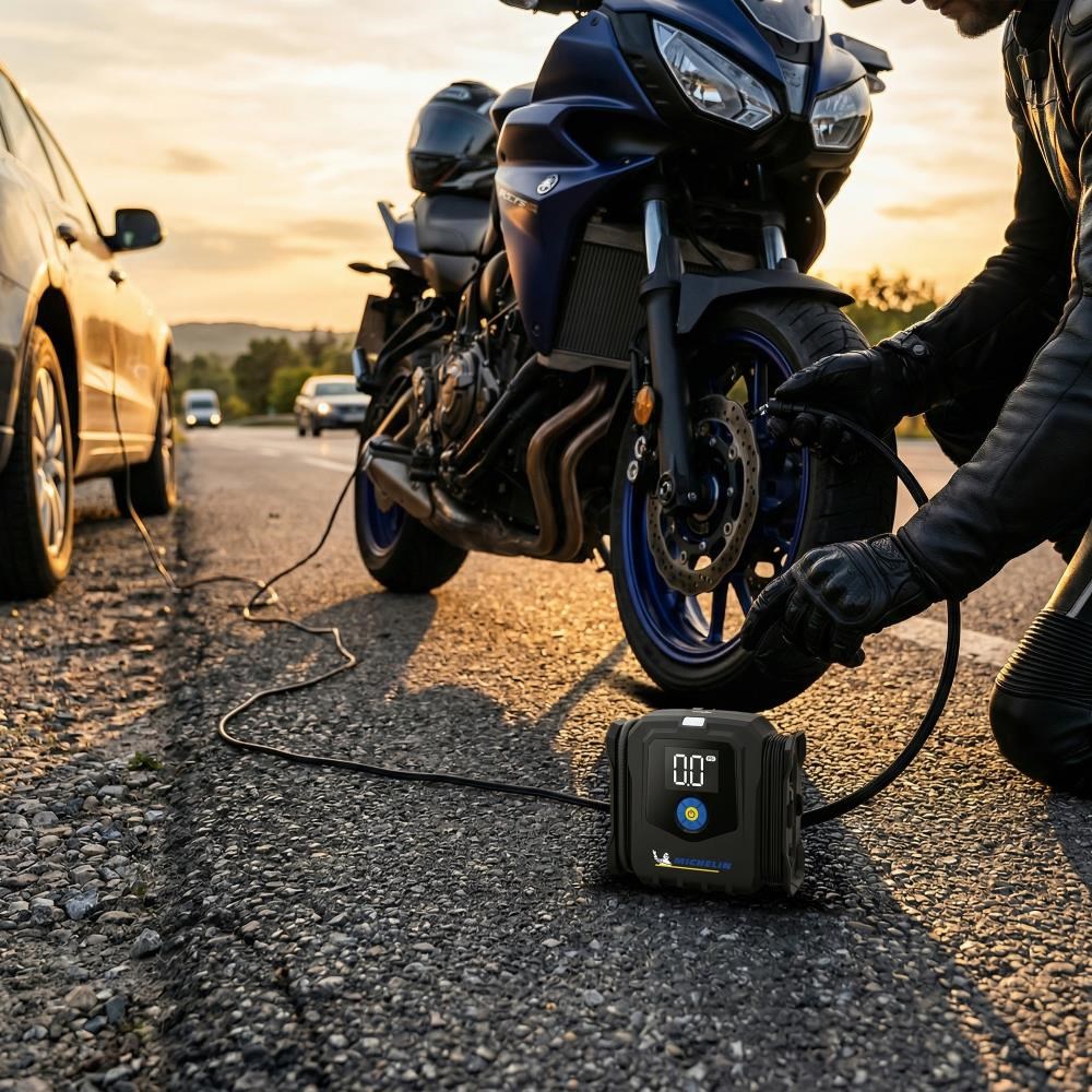 MichelinMichelin MC34631 12Volt 120 PSI Ayarlanabilir Dijital Basınç Göstergeli Hava PompasıMC34631