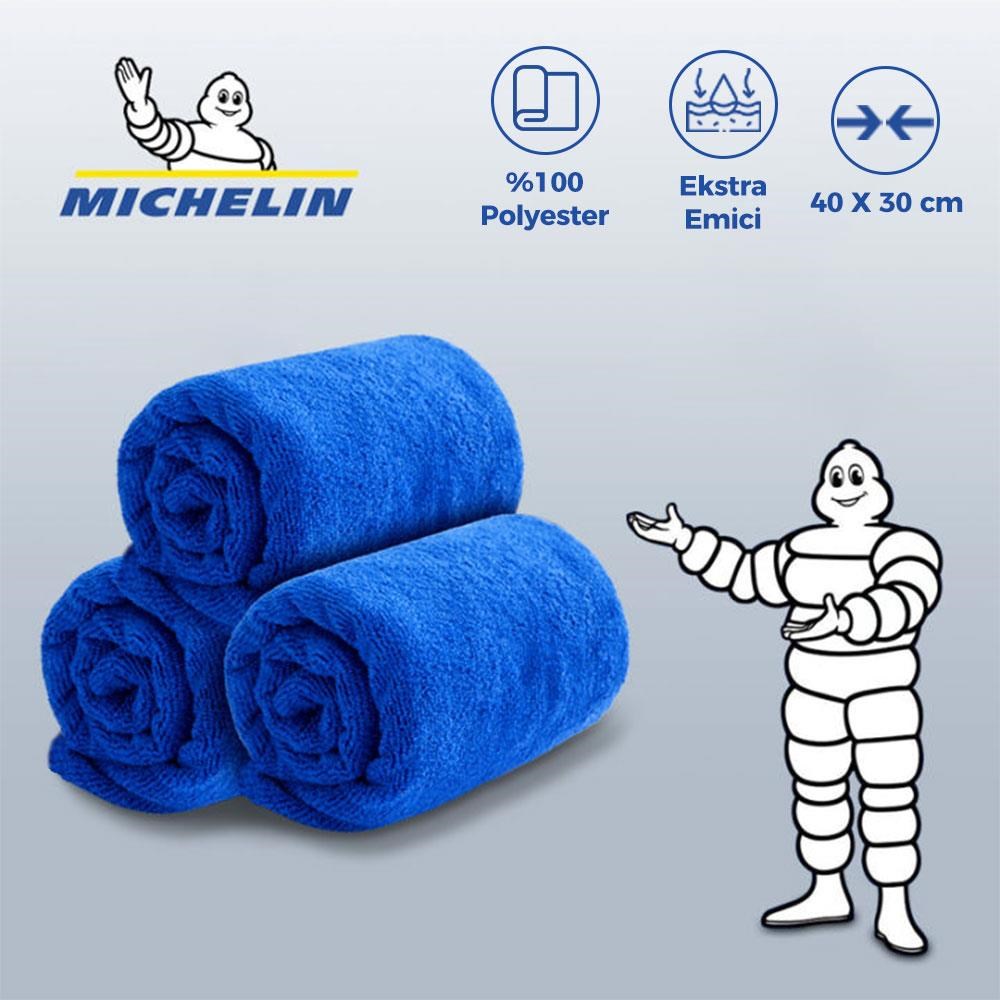 MichelinMichelin MC35033 40X30cm Süper Emici Mikrofiber Havlu, 3 AdetMC35033