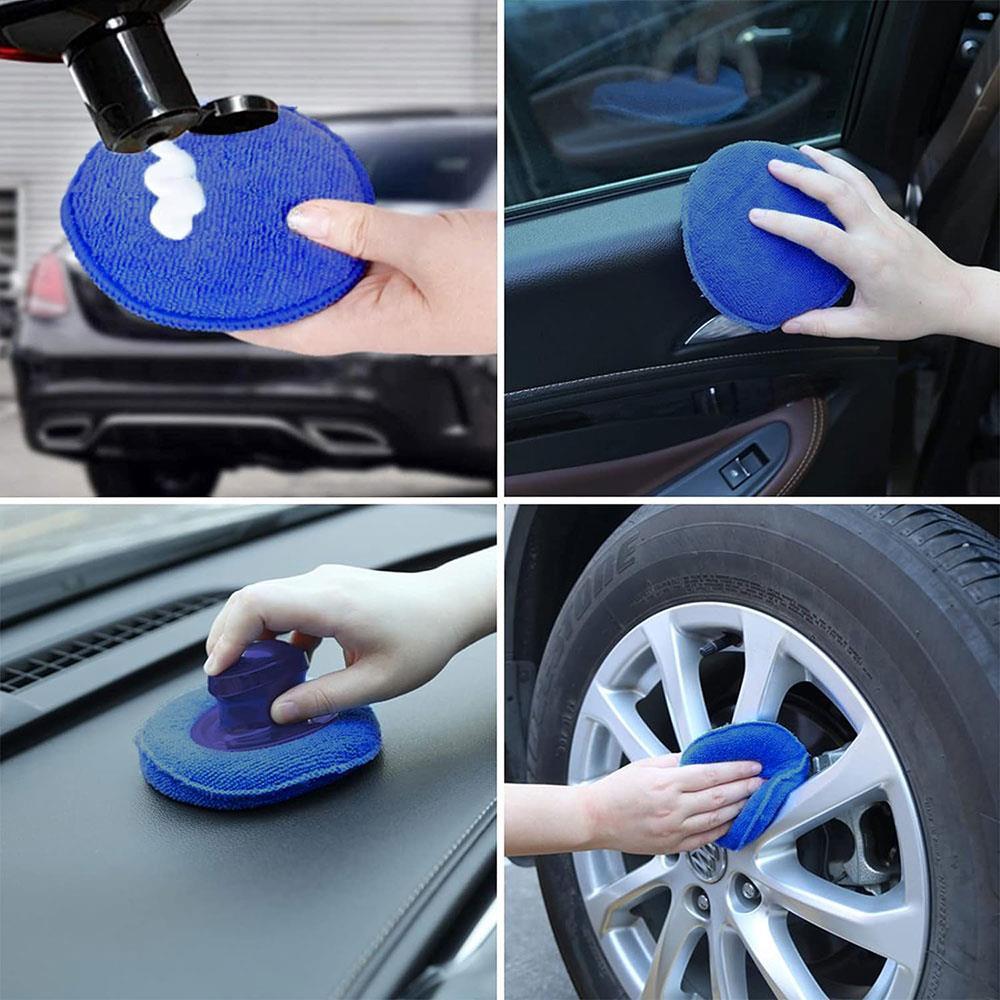 MichelinMichelin MC3510 3 Parça 130mm Velkro Cırtlı Mikrofiber Oto Yıkama, Parlatma ve Cila SüngeriMC3510