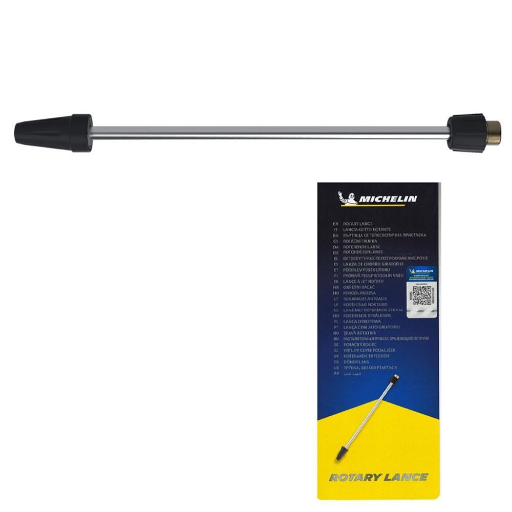 MichelinMichelin MPX47015 Basınçlı Yıkama Makinesi Tabancası İçin Pirinç Alaşımlı Mızrak ve Döner Su Püskürtme BaşlığıMPX47015