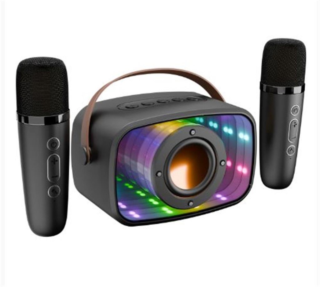 MİKADOMikado MD-57BT Endless 5W Siyah TF + USB + AUX + BT Destekli 2 Wireless Karaoke Mikrofon 1200mAh8680096143304