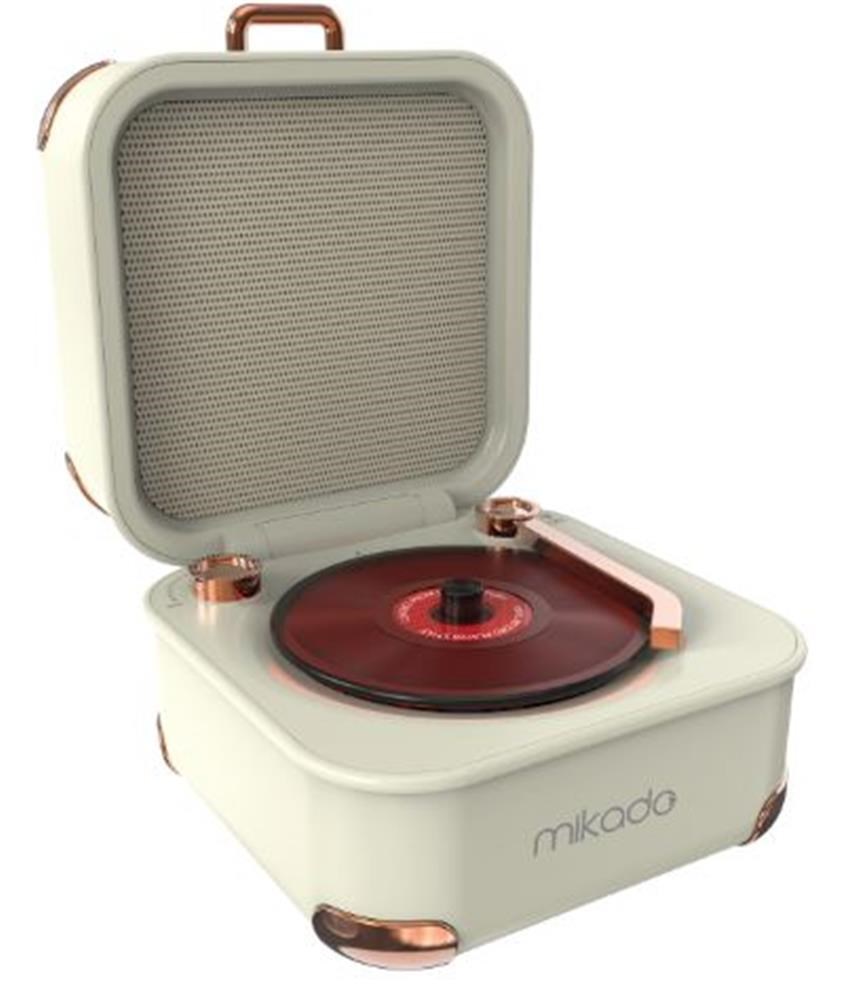 MİKADOMikado MD-62BT 5W 1200mAh Krem TF Kart + Bluetooth Destekli Klasik Retro Müzik Kutusu8680096147876