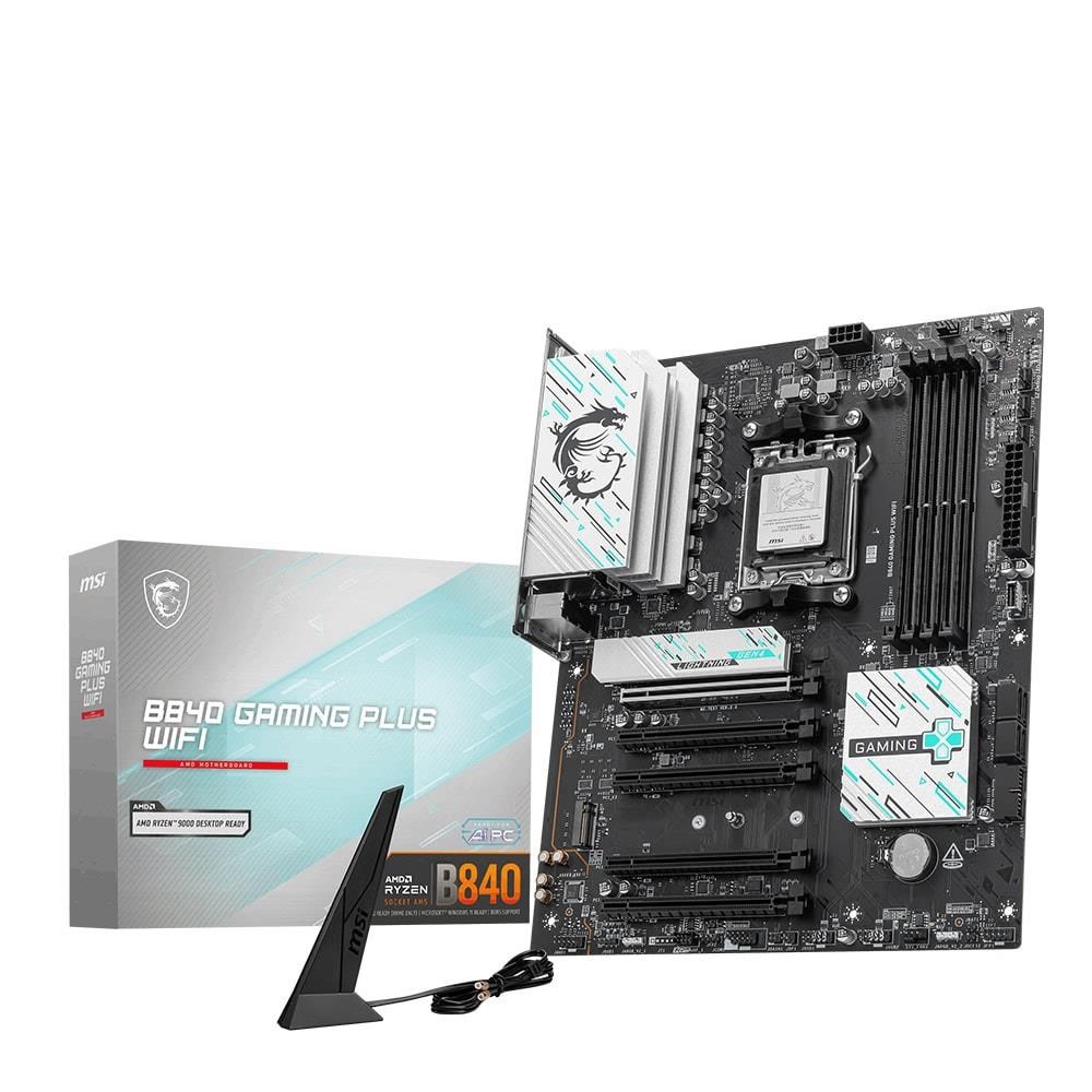 MSIMsı B840 Gaming Plus Wifi 8000MHz (OC) DDR5 Soket AM5 M.2 HDMI ATX Anakart4711377286589