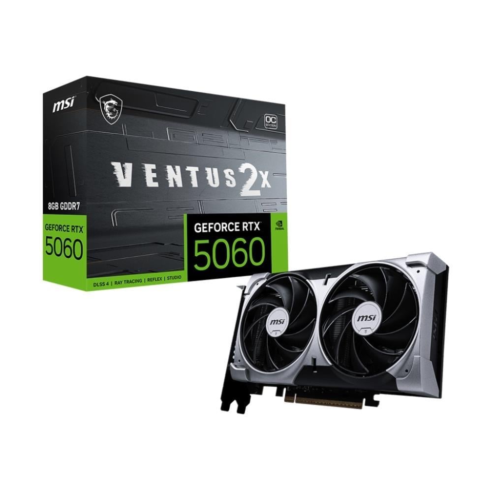 MSIMsi GeForce RTX5060 Ventus 2X 8G OC GDDR7 128Bit Gaming (Oyuncu) Ekran Kartı4711377344272