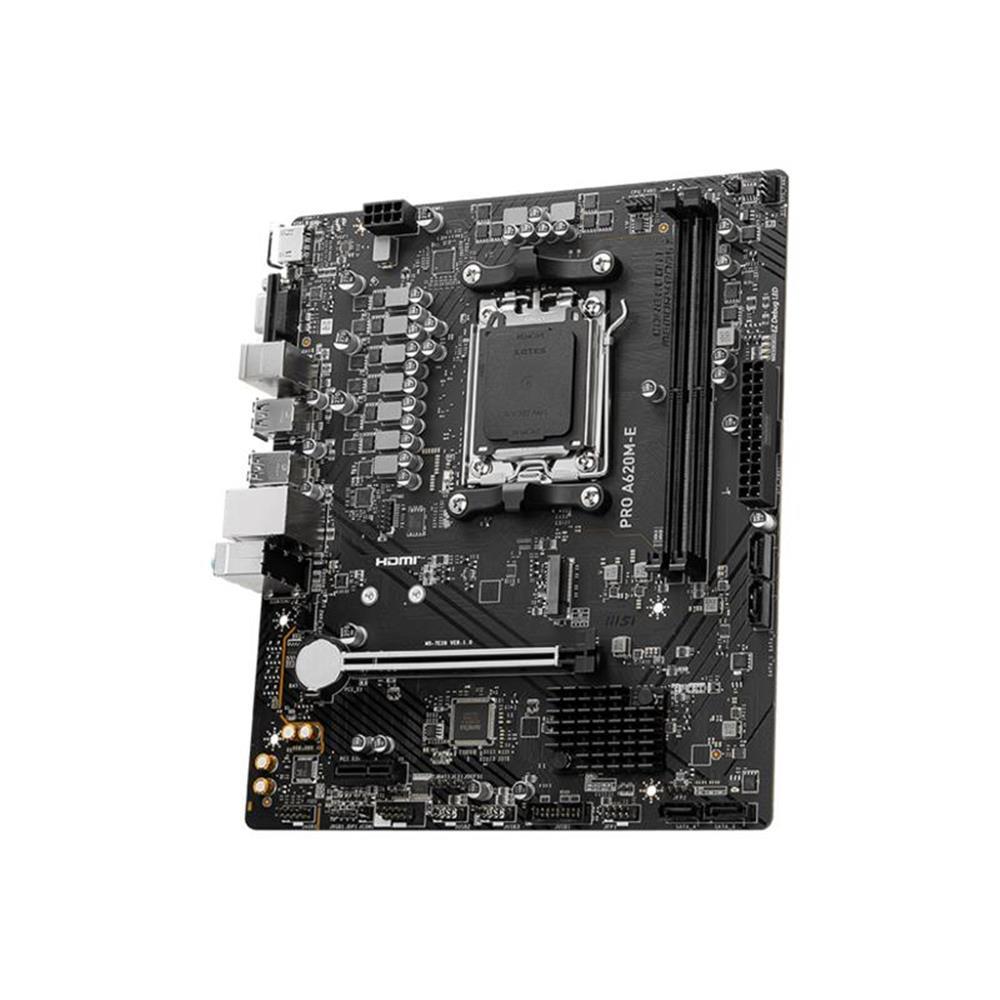 MSIMsı Pro A620M-E Ddr5 6800Mhz Matx Am5 ( Amd Am5 7000 Serisi İşlemci Uyumlu) Anakart4711377093804