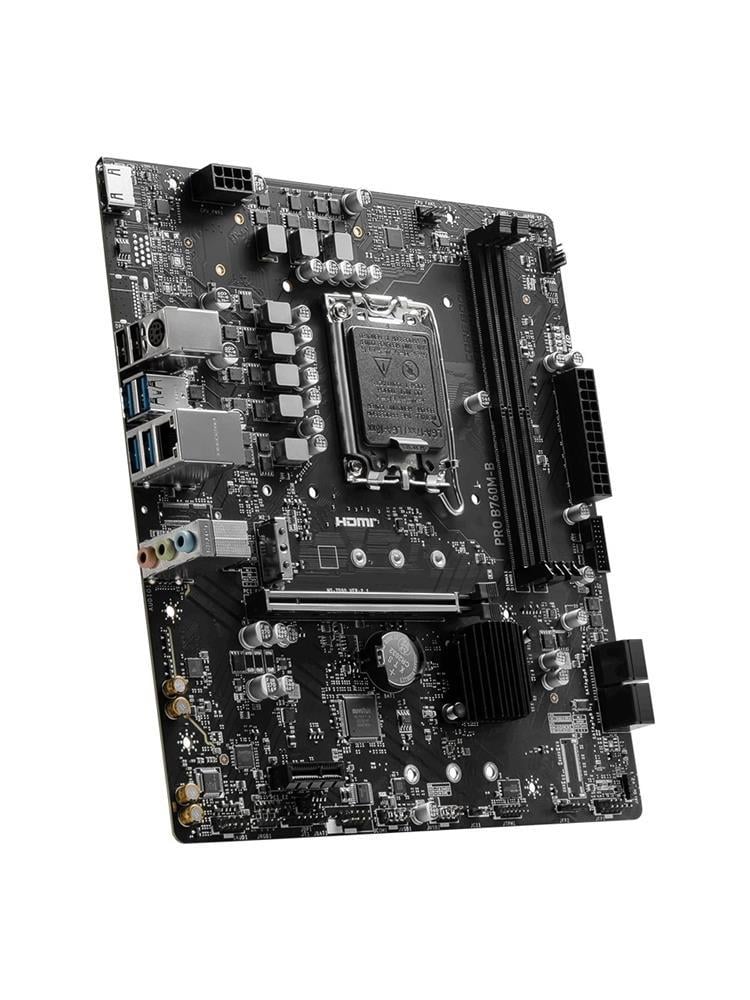 MSIMsı Pro B760M-B DDR4 4800Mhz (OC) M.2 1700p mATX Anakart4711377136334