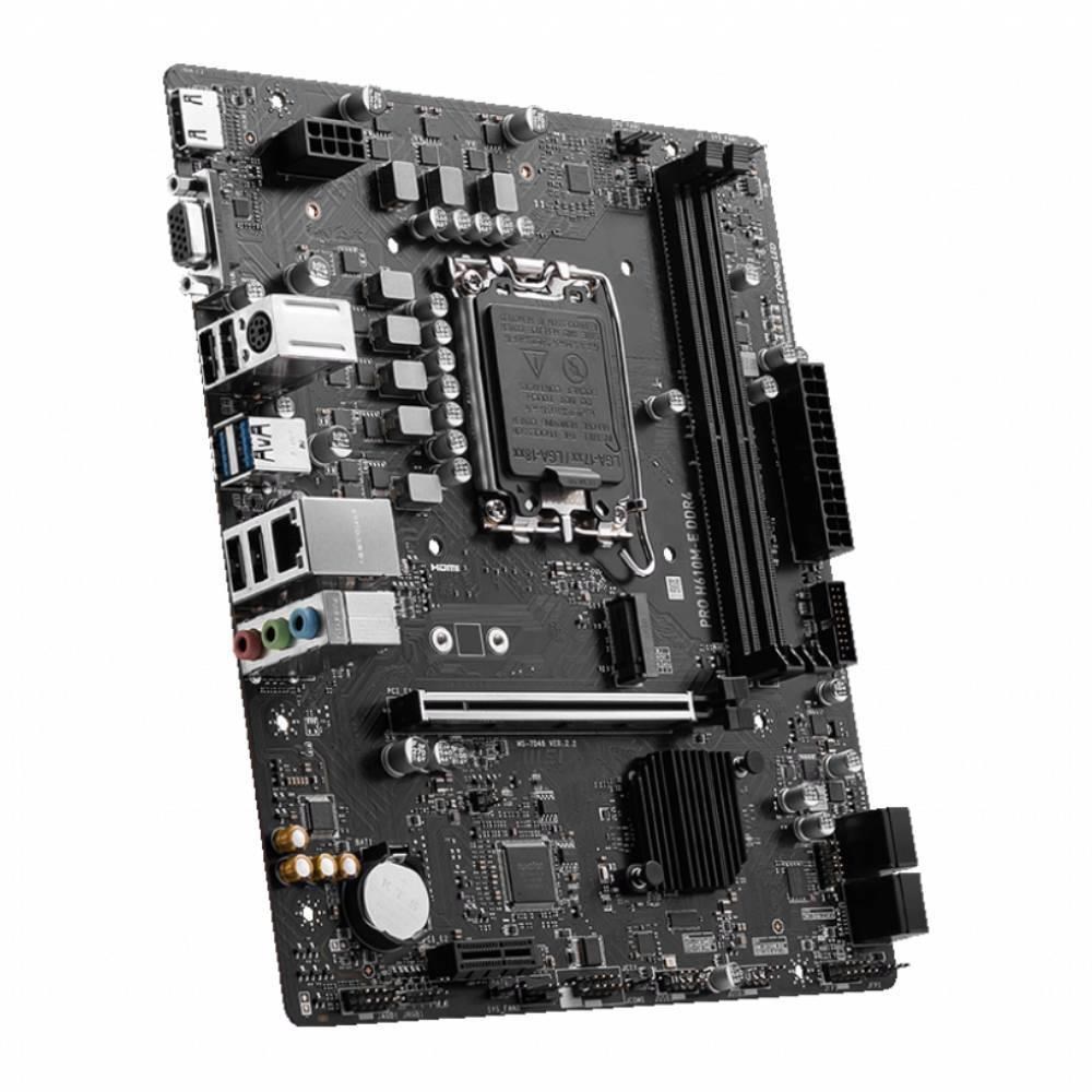 MSIMsı Pro H610M-E 3200MHz DDR4 Soket 1700 M.2 HDMI VGA mATX Anakart4711377002660