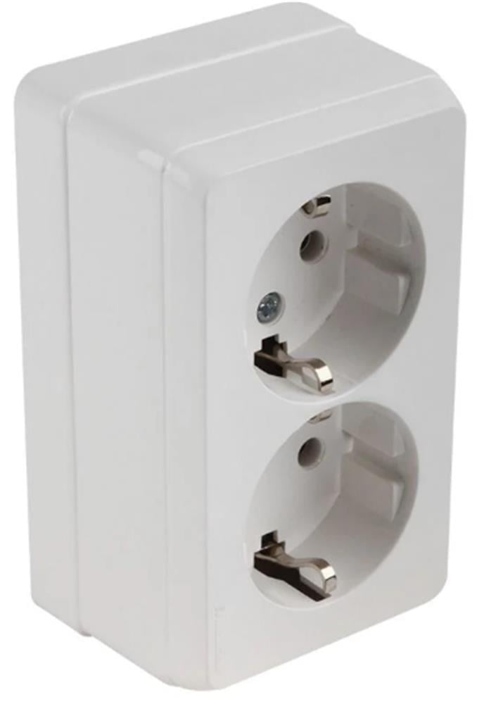 MUTLUSANMutlusan Bron Sıva Üstü İkili Topraklı Priz Beyaz (2160 202 0201)8699430326457