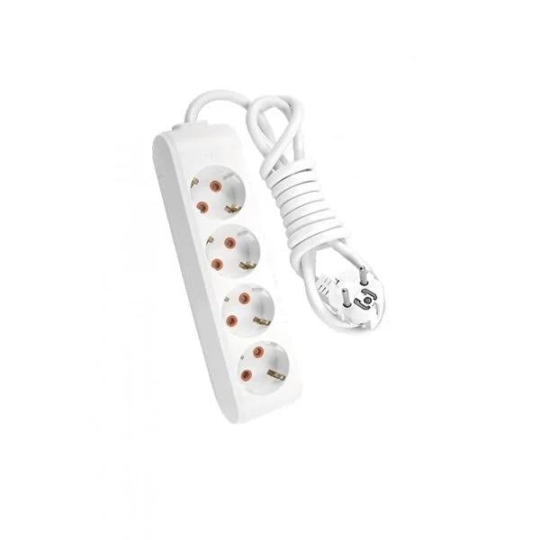 MUTLUSANMutlusan Rı-Tech 4lü Topraklı Grup Priz 2m  (001 175 410002 02 00)8699430446100