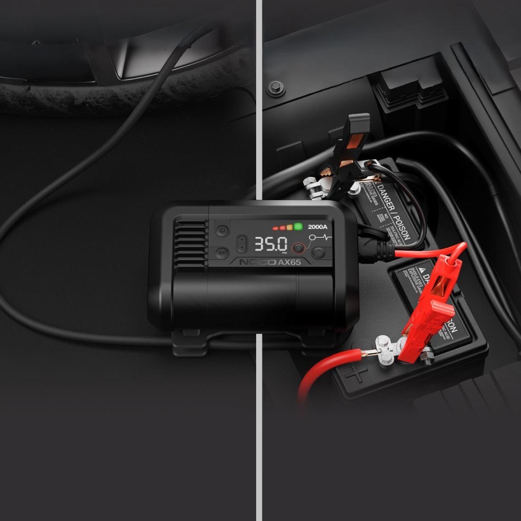 NOCONOCO AX65 12V Lityum 2000Amp Akıllı Akü Takviye + Pompa + Powerbank + Led LambaAX65