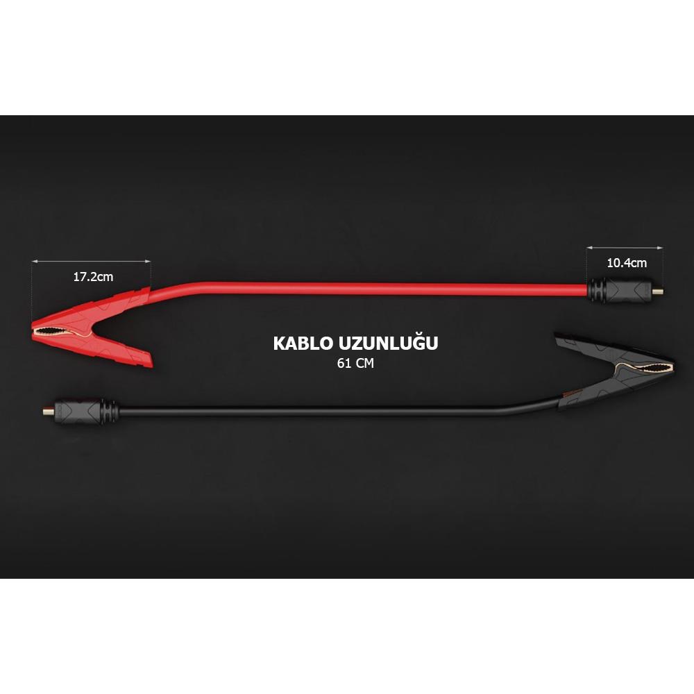 NOCONOCO GBC004 12V/24V GB500 Ağır Hizmet Tipi Akü Takviye Bağlantı KablosuGBC004