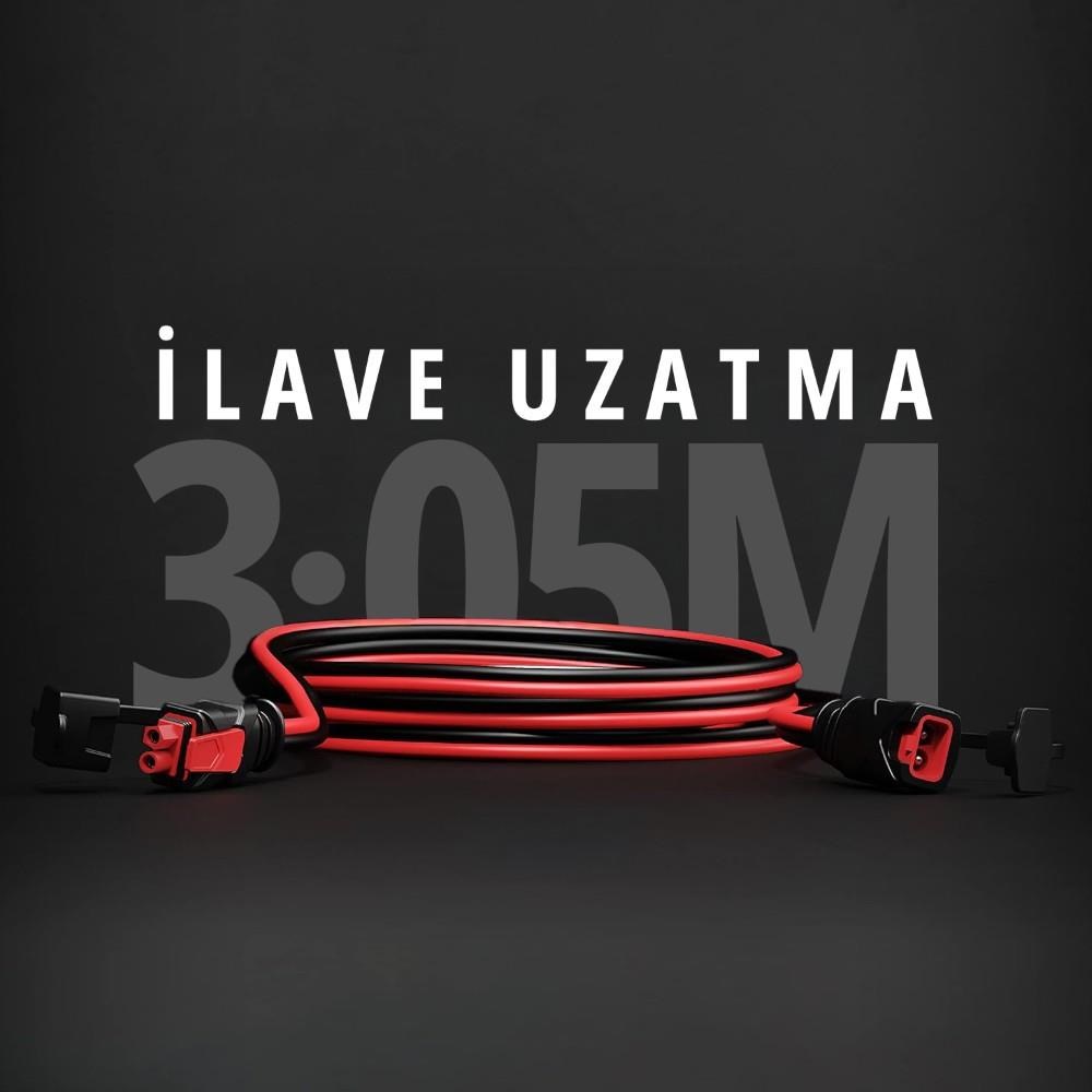 NOCONOCO GC004 Noco Akü Şarj Cihazları İçin 3 Metre Uzatma KablosuGC004