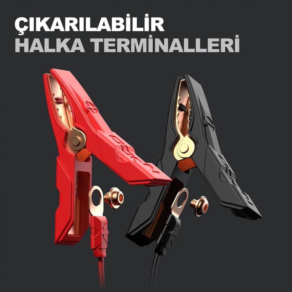 NOCONOCO GC014 Maşalı Akü Bağlantı KablosuGC014