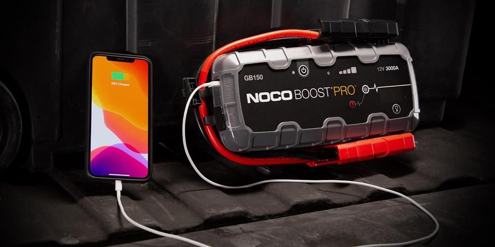 NOCONOCO Genius GB150 12V 3000Amp Ultrasafe Lityum Akü Takviye + Powerbank + Led LambaGB150