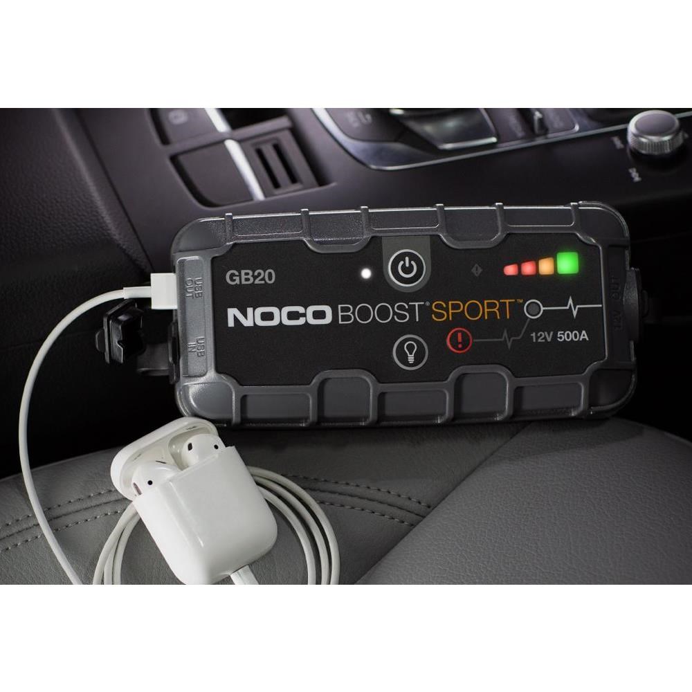 NOCONOCO Genius GB20 12V 500Amp Ultrasafe Lityum Akü Takviye + Powerbank + Led LambaGB20