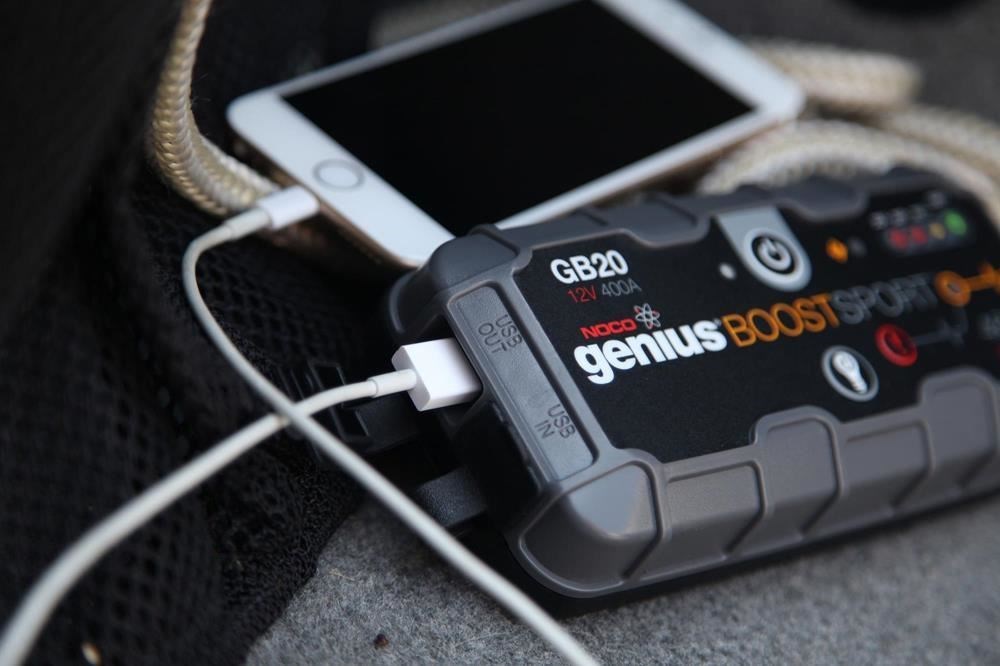 NOCONOCO Genius GB20 12V 500Amp Ultrasafe Lityum Akü Takviye + Powerbank + Led LambaGB20