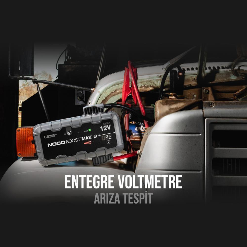 NOCONOCO Genius GB250 12V 5250Amp Ultrasafe Lityum Akü Takviye + Powerbank + Led LambaGB250