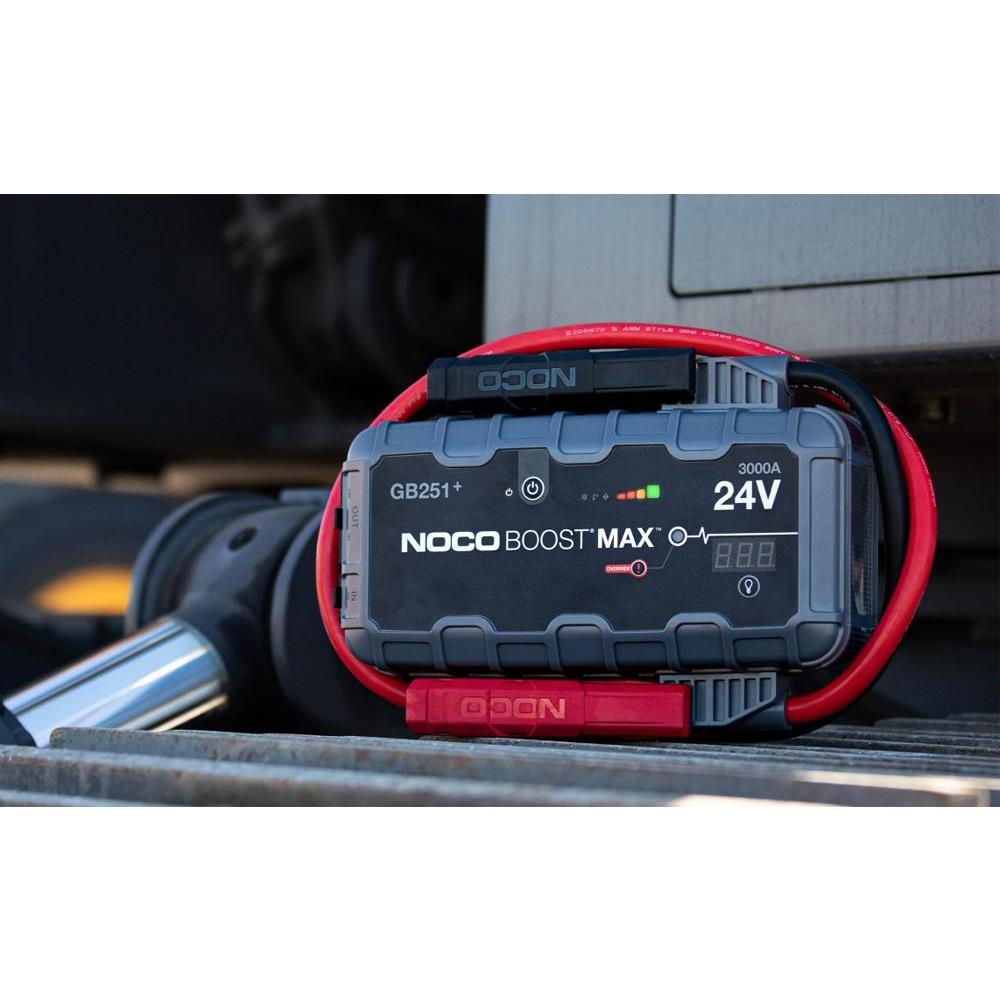 NOCONOCO Genius GB251 24V 3000Amp Ultrasafe Lityum Akü Takviye + Powerbank + Led LambaGB251