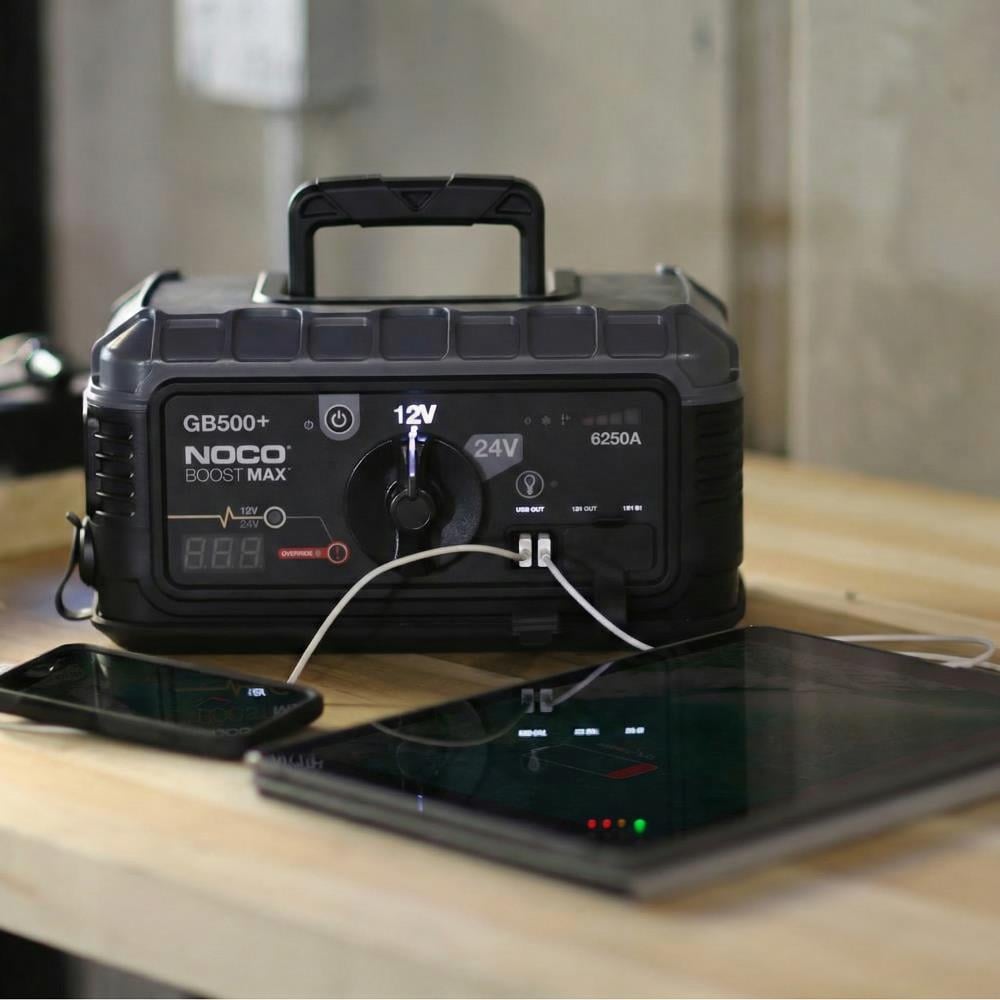 NOCONOCO Genius GB500 12V/24V 6250Amp Ultrasafe Lityum Akü Takviye + Powerbank + Led LambaGB500