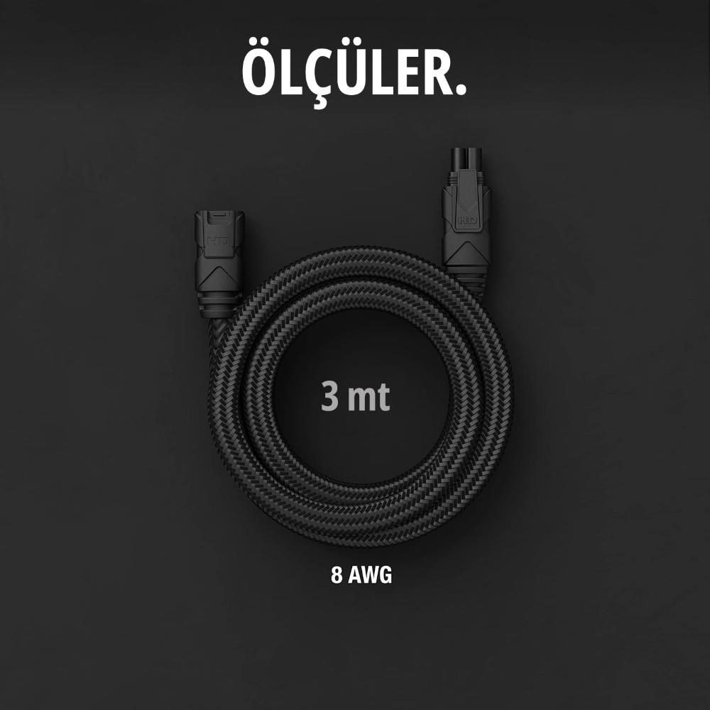 NOCONOCO GPA001 GENIUSPRO25 İçin 3 Metre Ara Uzatma KablosuGPA001