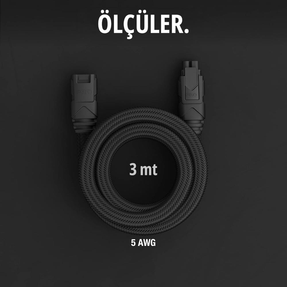 NOCONOCO GPA003 GENIUSPRO50 İçin 3 Metre Ara Uzatma KablosuGPA003