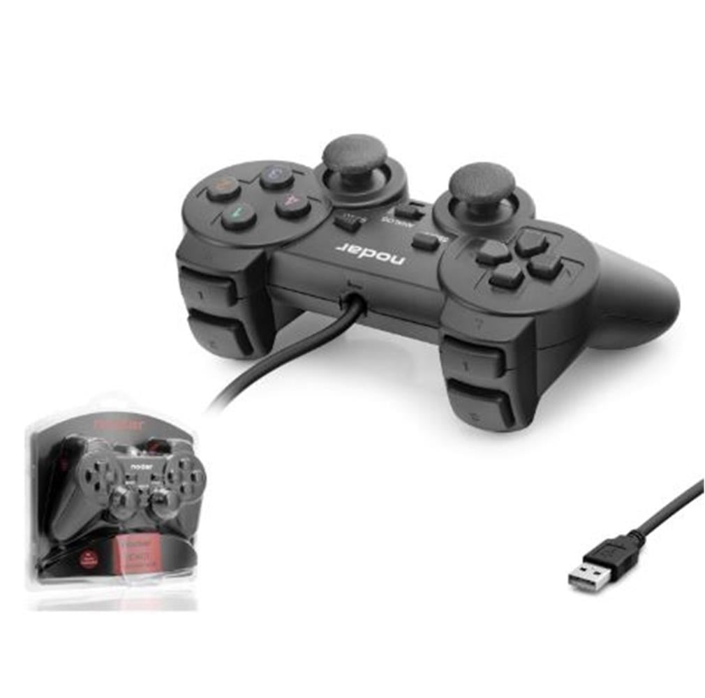 HADRONNODAR ND401 PC Uyumlu Kablolu USB GamePad Oyun Kolu - Siyah8684886034421
