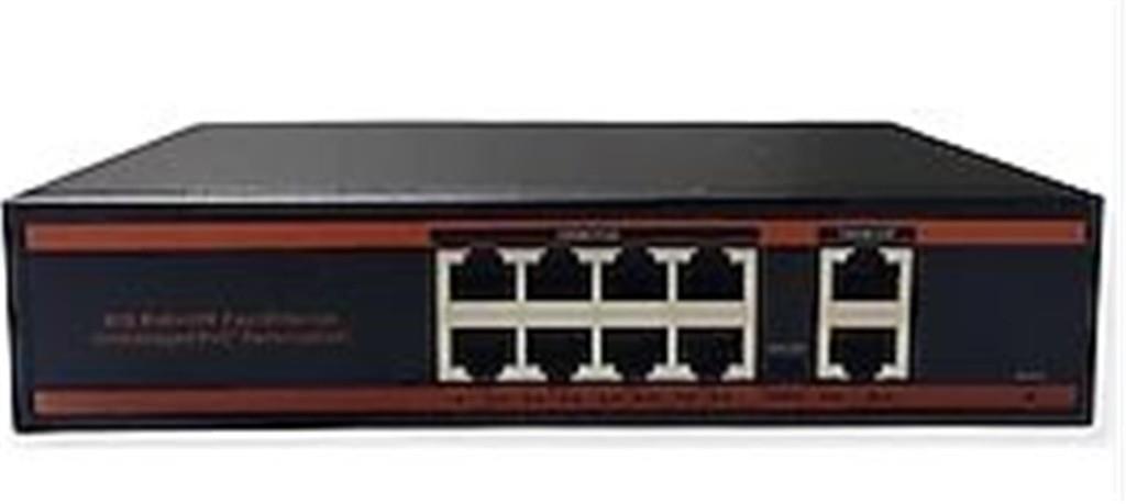 NOVANova HIF1621GBL-C 16 Port Poe+ 10-100 Mbps 2 Port 10-100-1000 Mbps 1 SFP Switch8681338002687