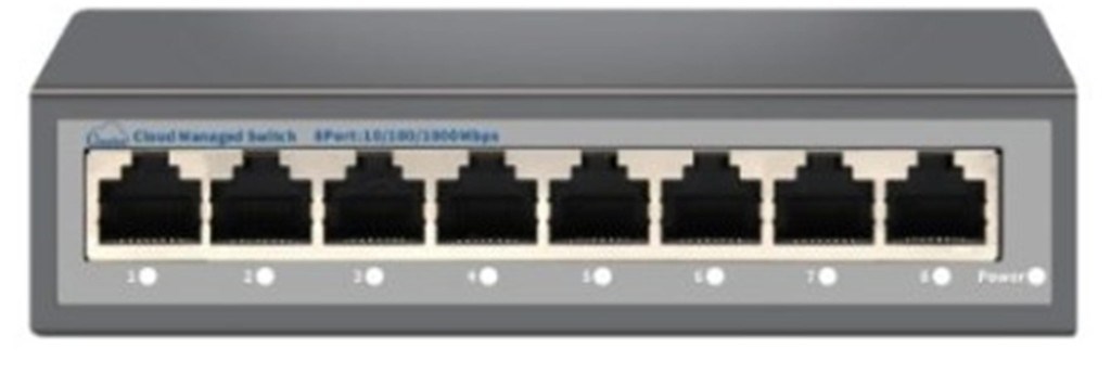 NOVANova NVC-HIS218G 8 Port Full Giga Cloud Non Poe Ethernet Switch8681338004230