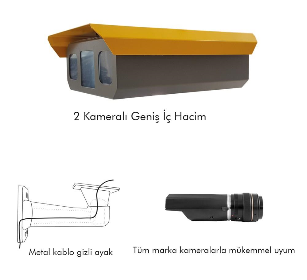 OİSOİS ME-OiS XTR 202 IR OiS XTR 202 IR Gece Görüşlü Kamera Muhafazası 100 MetreME-OiS XTR 202 IR