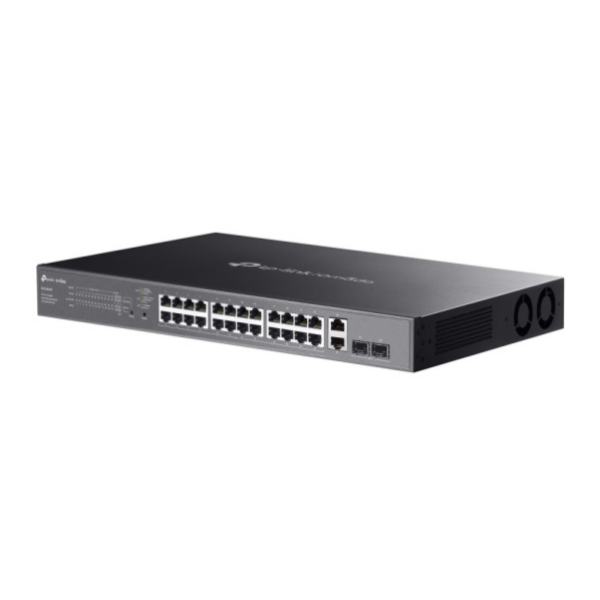 TP-LINKOmada Tp-Link ES228GMP 24 Port 10-100-1000 Poe+ Switch 2 Port SFP 384W Swich1210002600989