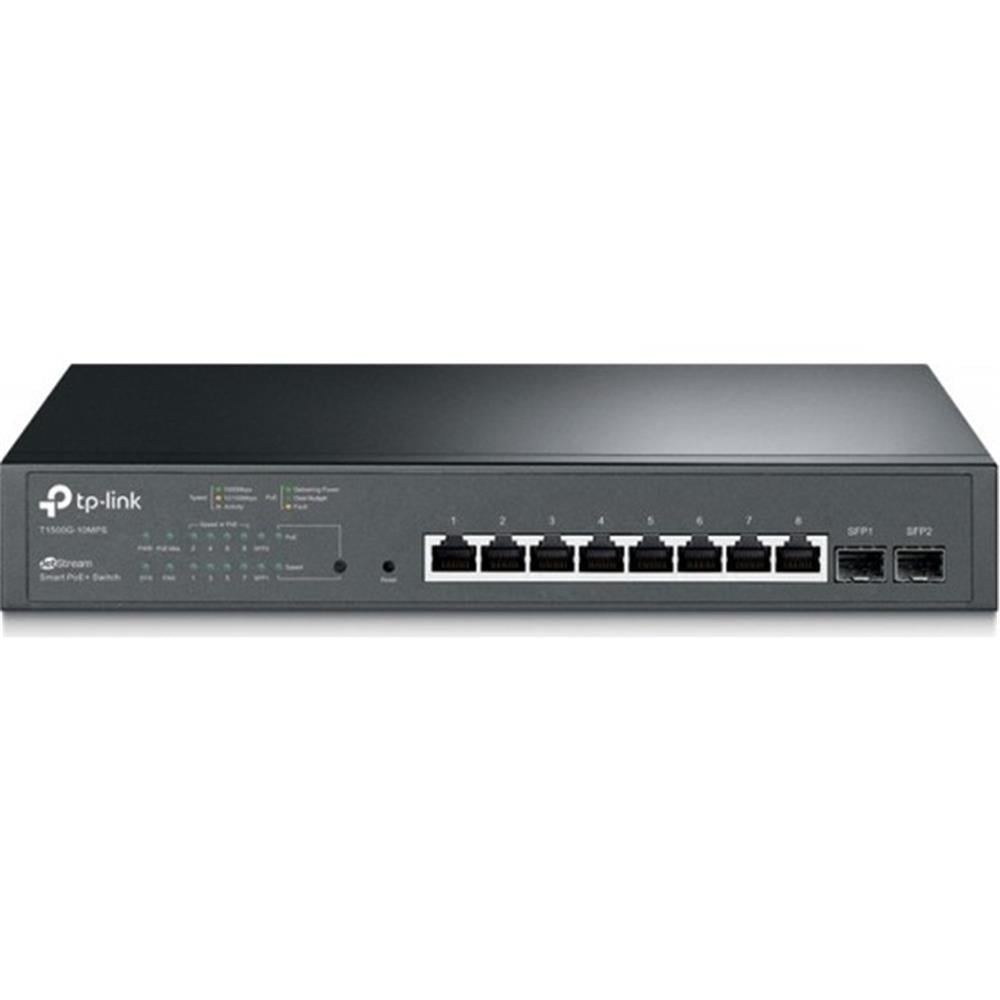 TP-LINKOmada Tp-Link SG2210P 8 Port Poe+ 10-100-1000 Mbps 2 SFP Yönetilebilir Switch6935364030698