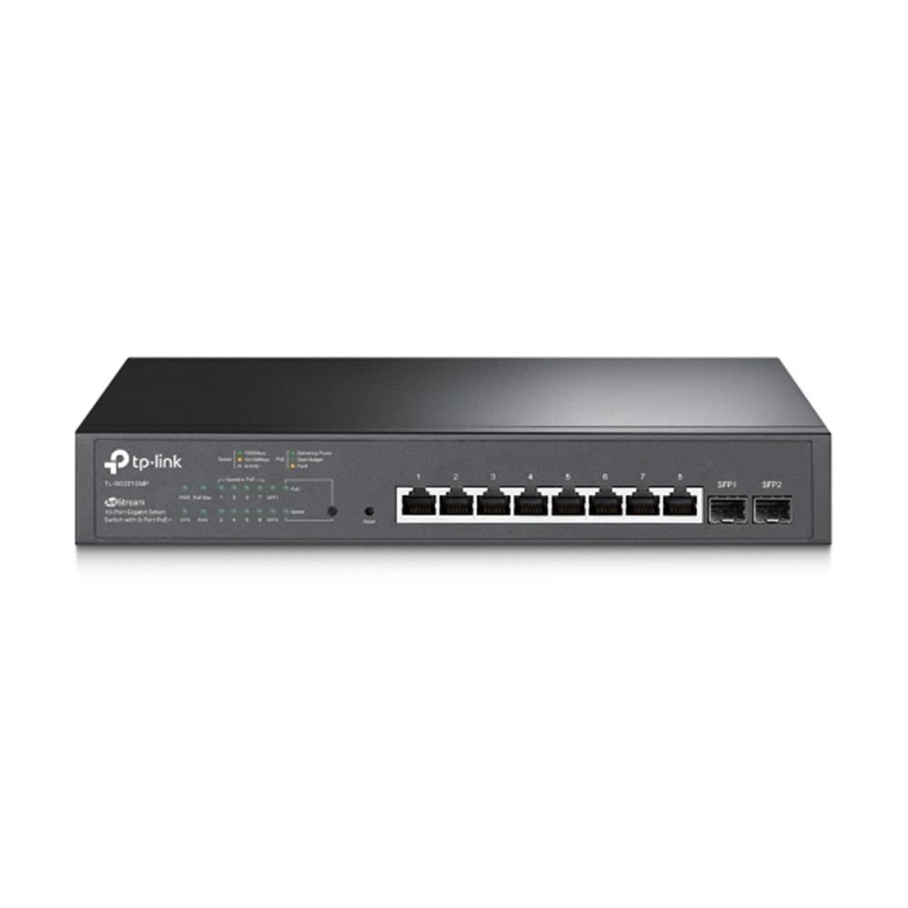 TP-LINKOmada Tp-Link TL-SG2210MP 8 Port Poe+ 10-100-1000Mbps 2 SFP  Yönetilebilir Switch6935364030674