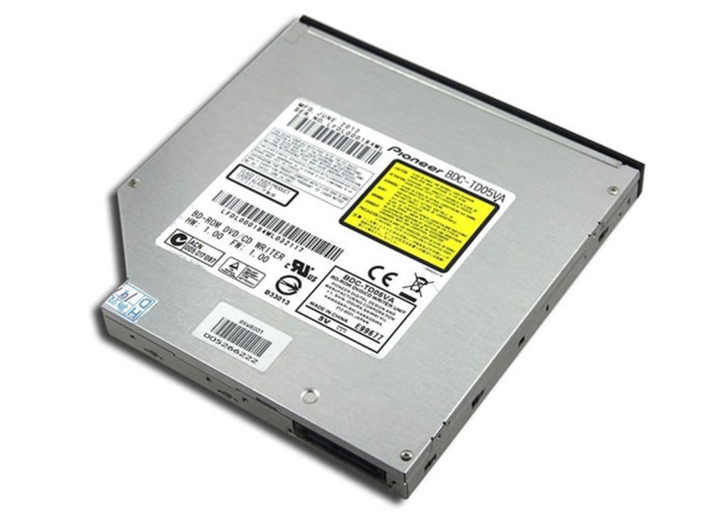 PIONEERPioneer BDR-TD05AS 12.7mm Blu-Ray-DVD-CD Writer Slim Dahili Laptop Optik Yazıcı8849382024424