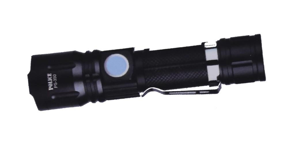 POLICEPolıce PS-350  Zoom  Kırmızı İkaz Işıklı ve Magnet Özellikli  Şarjlı El Feneri8800600303509