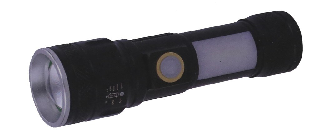 POLICEPolıce PS-357 Zoom, Yan Aydınlatma Işıklı,Magnetli ve Kırmızı-Mavi İkaz Işıklı,Şarjlı El Feneri8800630063572
