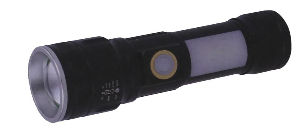 POLICEPolıce PS-357 Zoom, Yan Aydınlatma Işıklı,Magnetli ve Kırmızı-Mavi İkaz Işıklı,Şarjlı El Feneri8800630063572